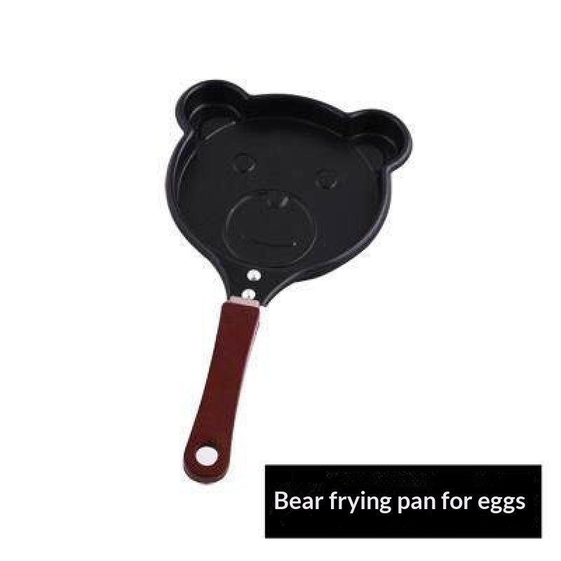 Mini Pancake Maker Cartoon Bear, Heart, Star, Frying Pan Tools